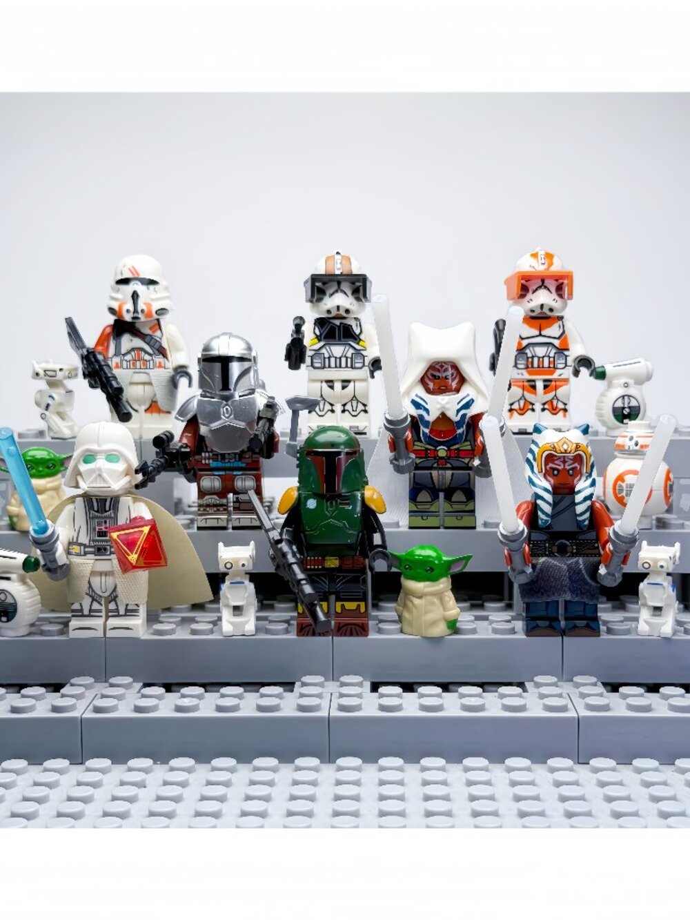 Star Wars Clone Wars Custom Minifigures Lot of 8